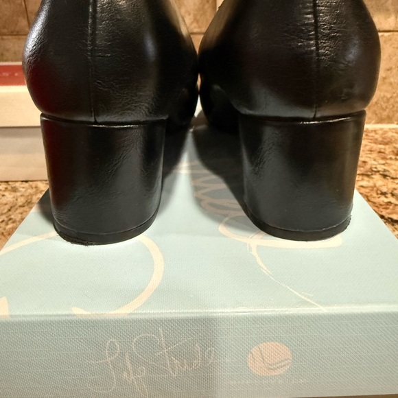 Black Leather Loafers by Lifestride - Picture 3 of 8